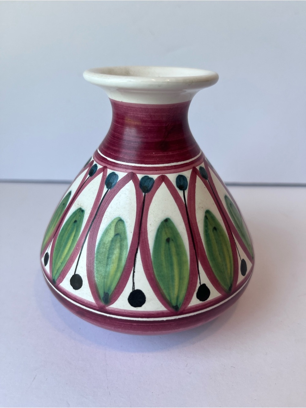 Vintage Elle Norway Pottery Vase MCM